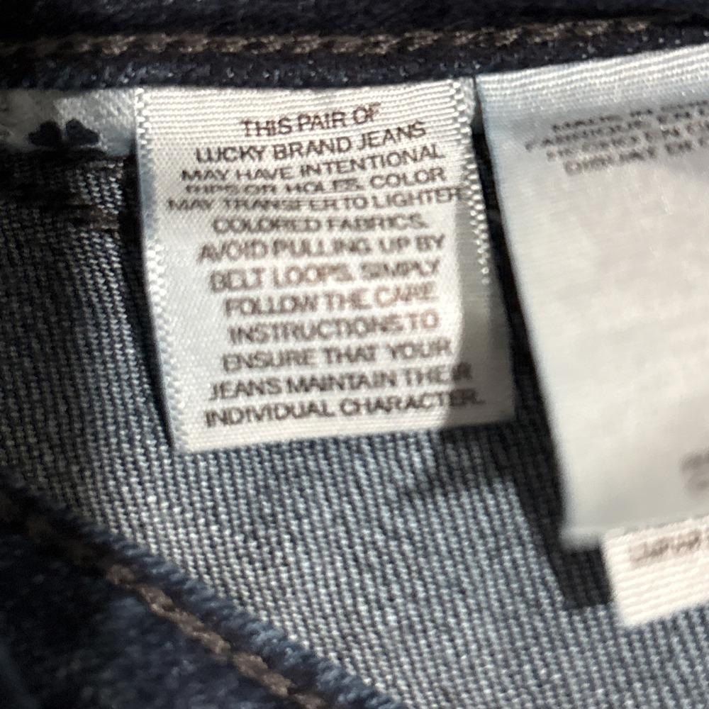 Women's Lucky Brand Denim Blue Jeans, Size 8X29 - Picture 4 of 10